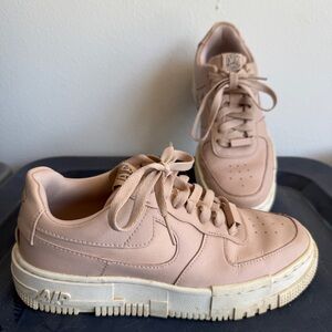 Nike Blush Pink Air Force 1 Sneakers Size 7